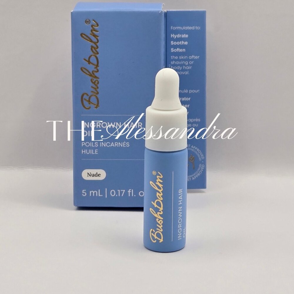 Bushbalm Mini Travel Size Ingrown Hair Oil 5ml 0.17fl oz Nude New In Box